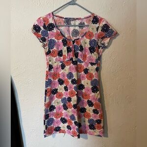 Boden Floral Short Sleeve Dress